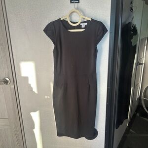 Bar III Classic Black Midi Dress LBD